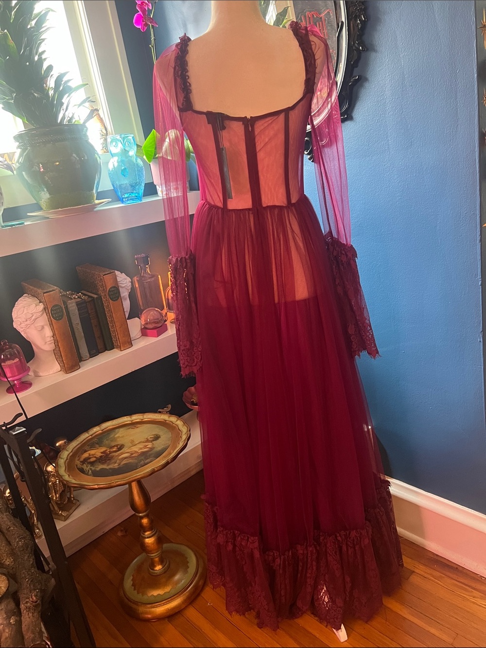 Widow "Dance with Death" gothic maxi dress from Dolls Kill - Picture 6 of 10